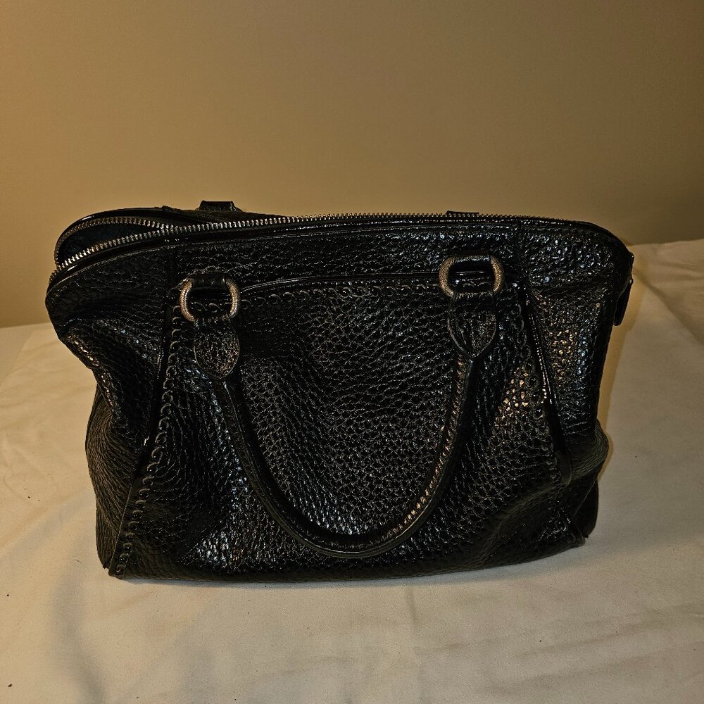 Brighton Black Leather Handbag
